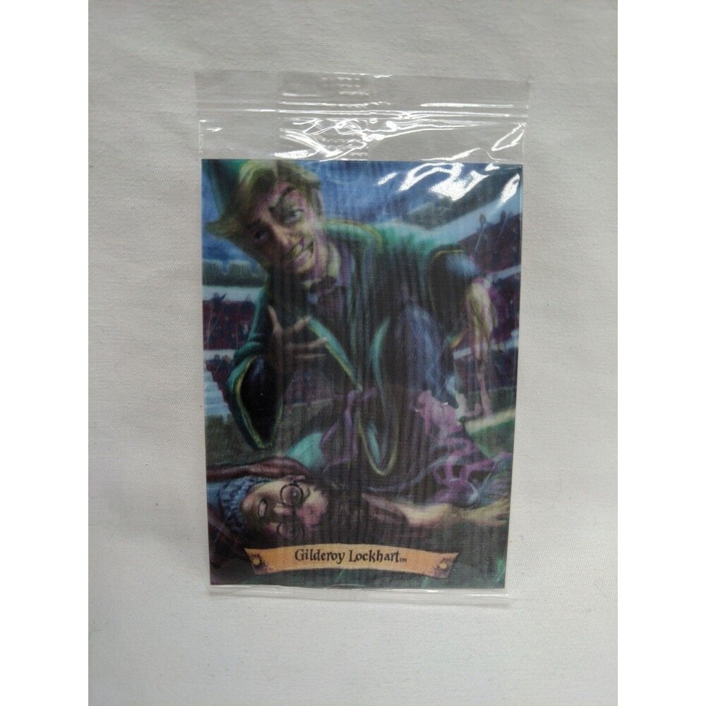 2004 Harry Potter Chocolate Gilderoy Lockhart Lenticular Card 9/12